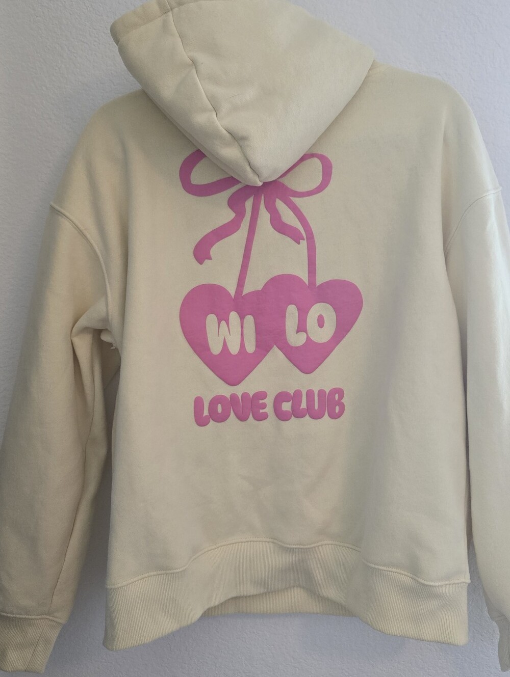 Wilo The Label Love Club Yellow And Pink Hoodie